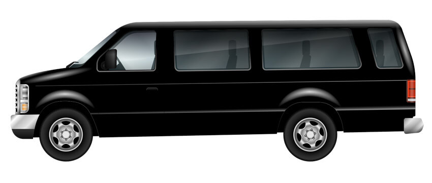 Airport Shuttle Service Vehicle